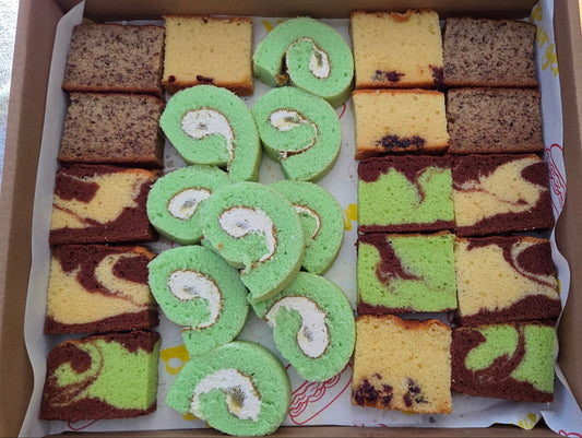 Assorted Slice Cakes Platter ( Approx 23 - 25pcs )