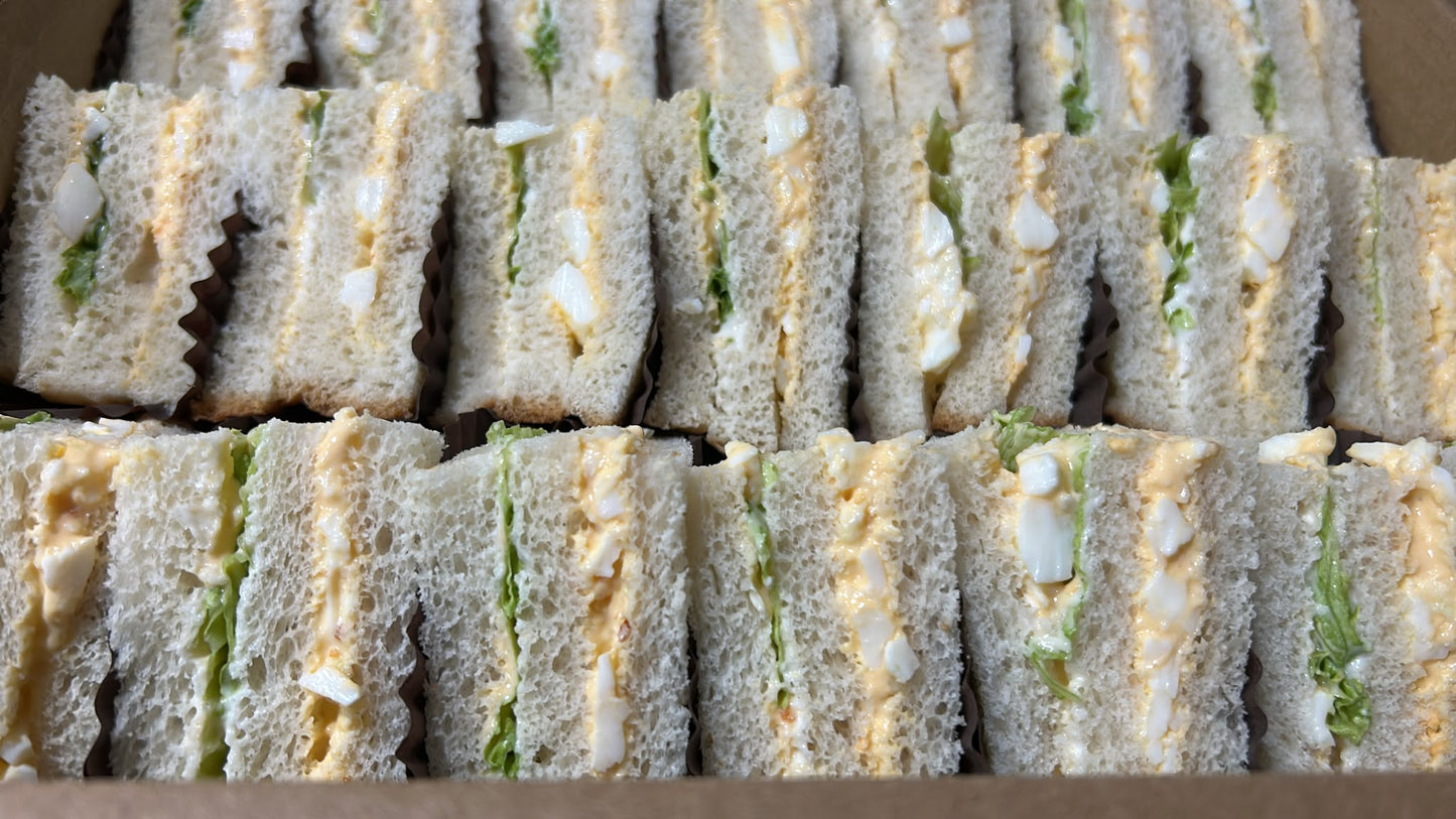 Club Sandwich: Egg Mayo | 26pcs - 28pc per box