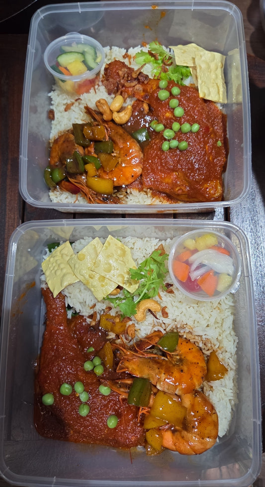 Nasi  Minyak  ||  Chicken ( All packed in 1  Container )