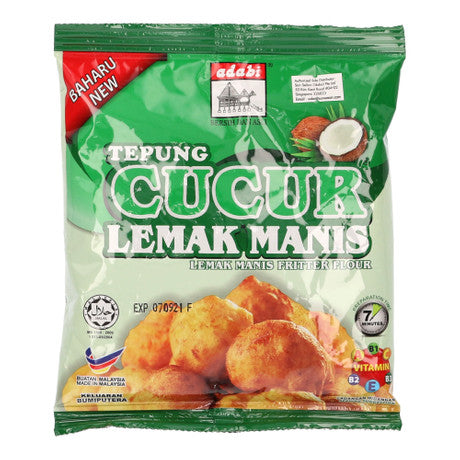 Adabi - Creamy & Sweet Fritters Flour (Tepung Cucur Lemak Manis)  / 200g*