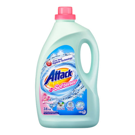 Attack - Liquid Detergent Plus Softener (Sweet Floral) / 3.6kg*