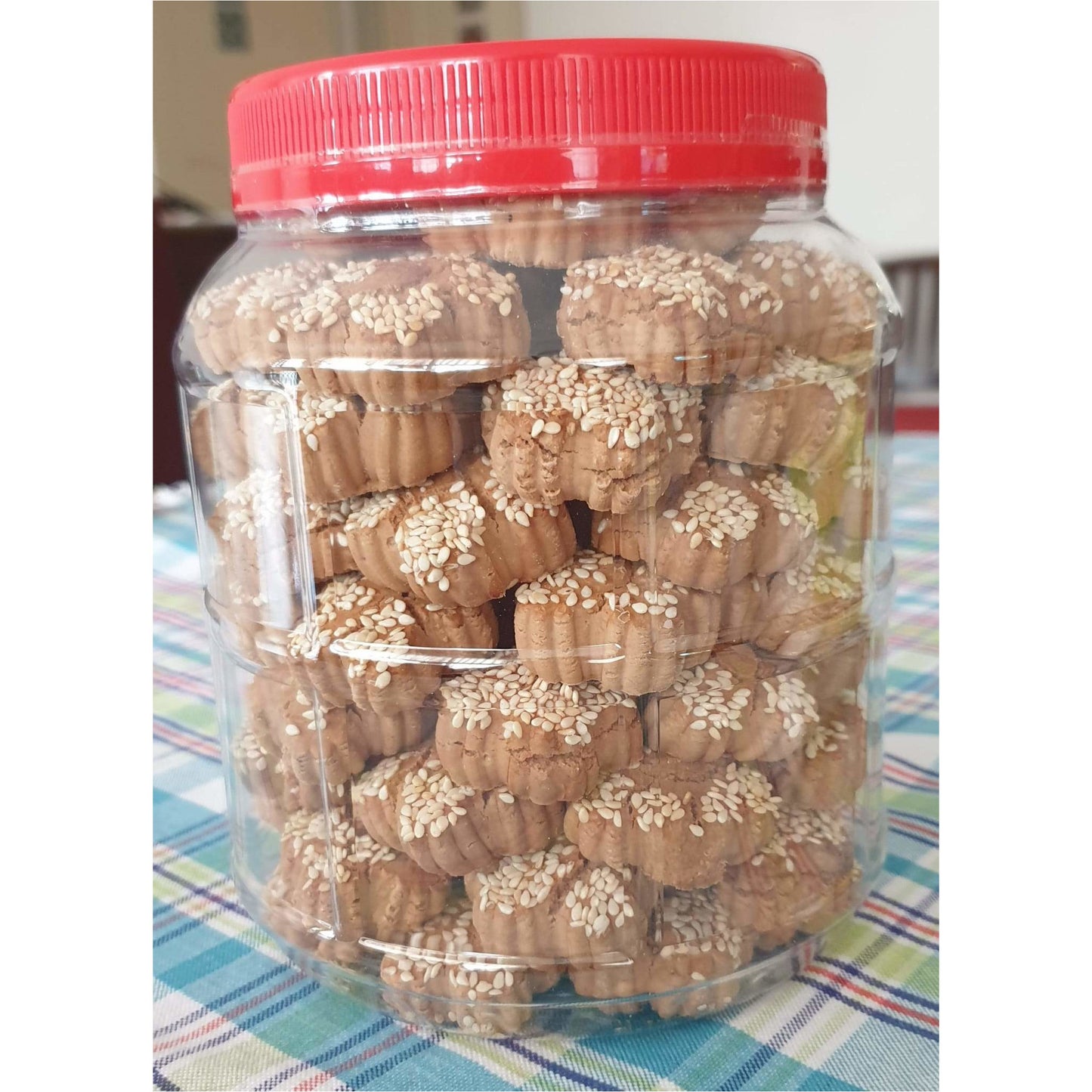 Bangkit Gula Melaka with Sesame Seeds (Bijan) / 85pcs   |||   Available during Raya only