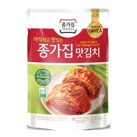 Jongga Halal Kimchi (Cut Cabbage) / 500g