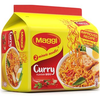 Maggi Curry Noodles / 5pkts x 79g*