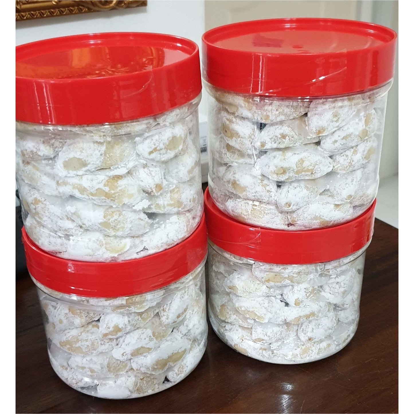 Traditional Makmur (Kacang) / 50pcs (Traditional Filled Crushed Toasted Peanut Cookies)  |||  Pre Order