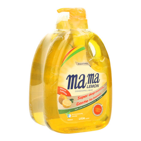 Mama Lemon Gold Dishwashing Liquid & Refill - Lemon Gold