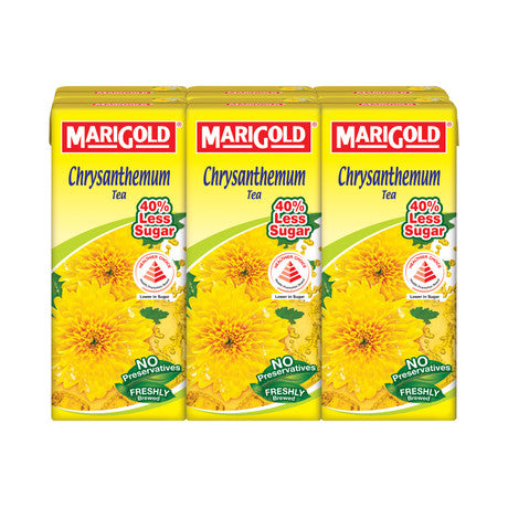 Marigold Chrysanthemum Tea Less Sweet  ||  6 x 250ml