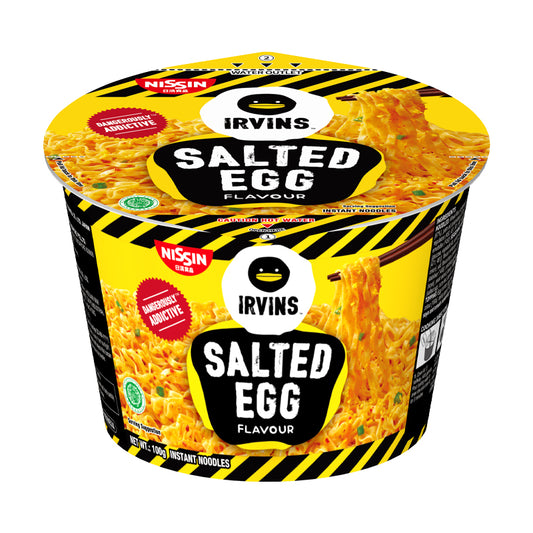 Nissin Irvins Instant Noodles - Salted Egg  ||  100g