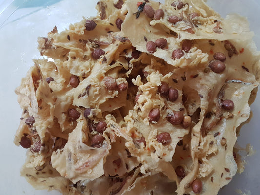 Homemade Rempeyek Kacang + Ikan Bilis (Peanuts + Anchovies) |||  Pre-Order: 5 - 7 days