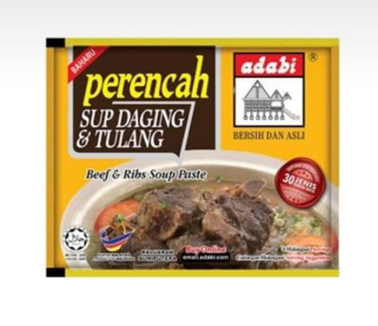 Adabi - Beef & Ribs Soup Paste (Perencah Sup Daging & Tulang) / 100g