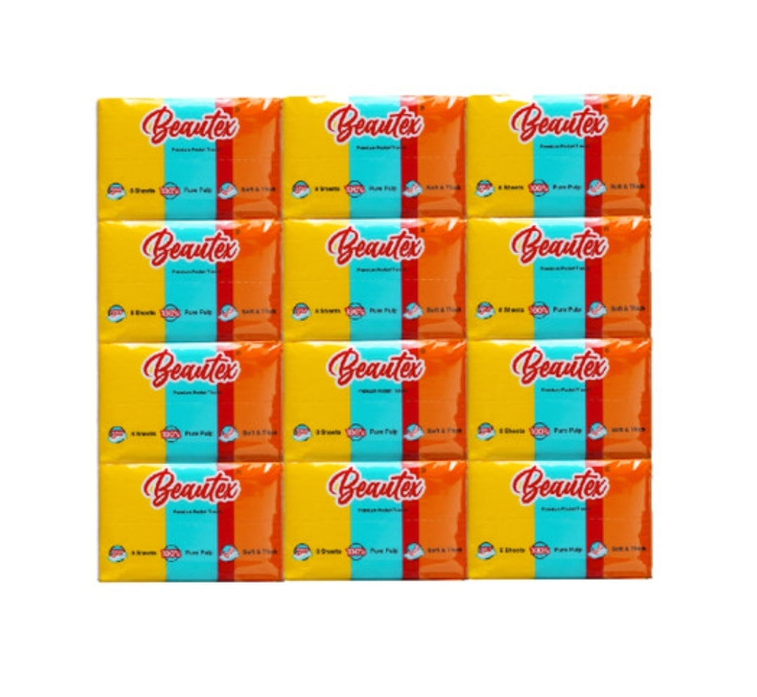 Beautex 3PLY Pocket Tissue (72 x 8pcs)*