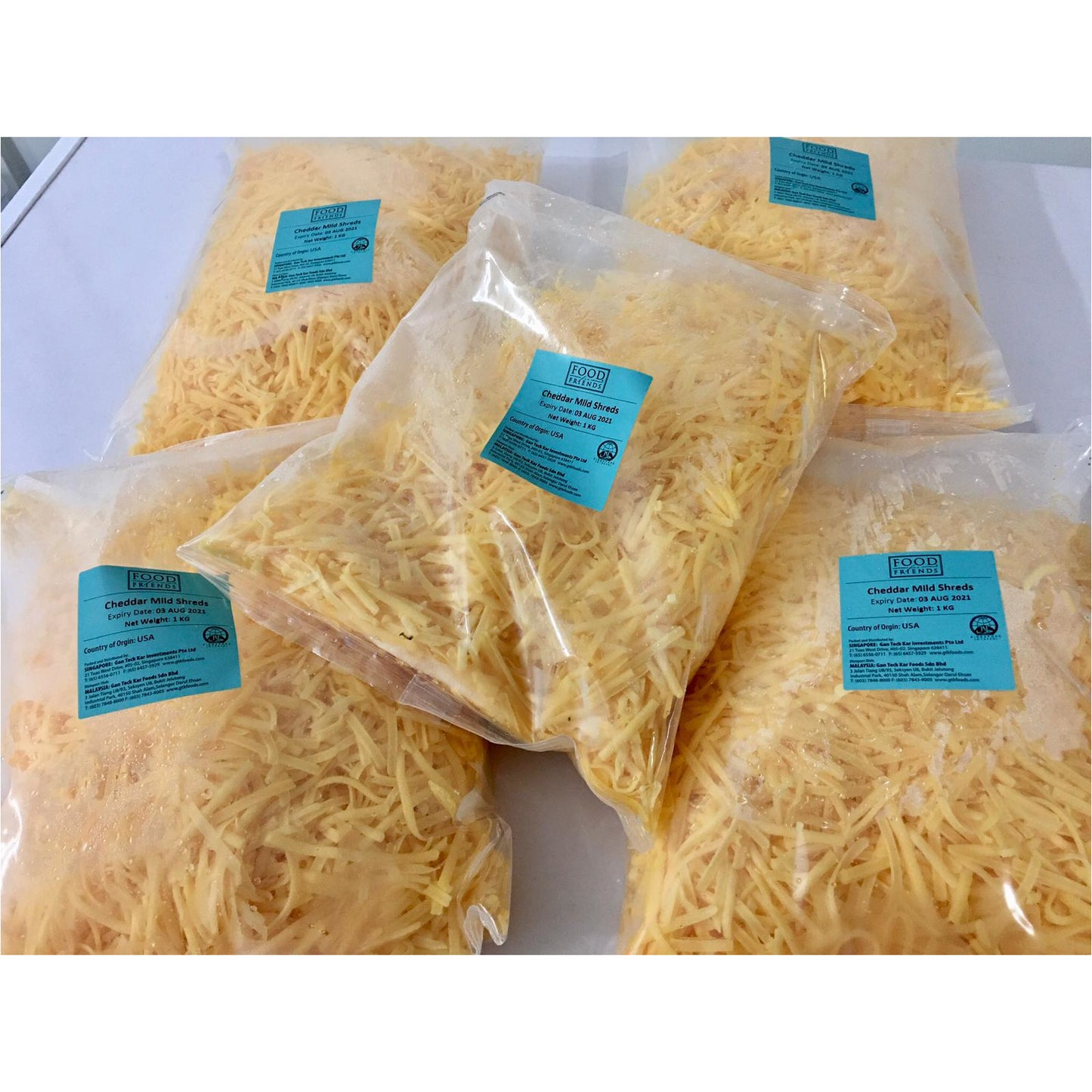 Shredded Cheddar Cheese / 1kg