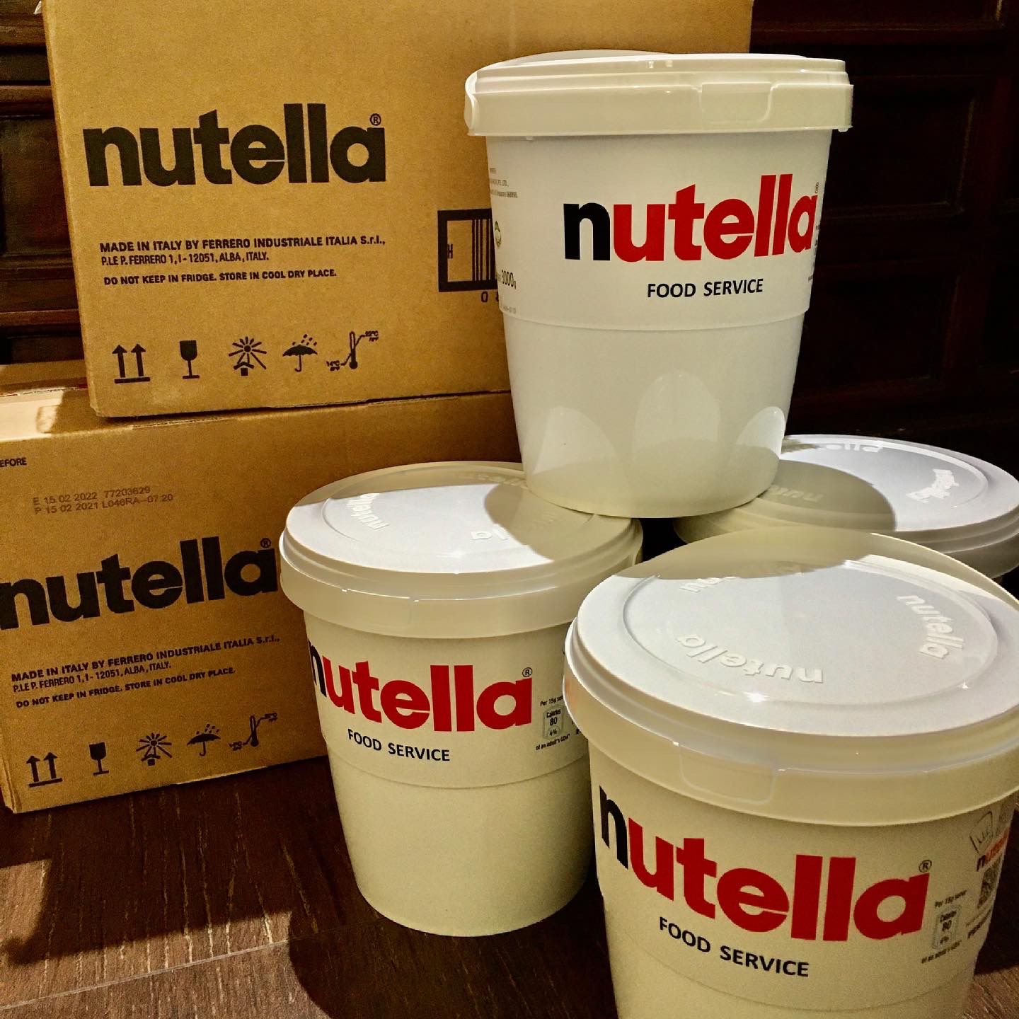 Nutella Hazelnut Spread / 3kg Pail x 2