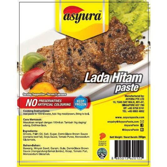 Asyura - Lada Hitam (Black Pepper Paste) / 280g