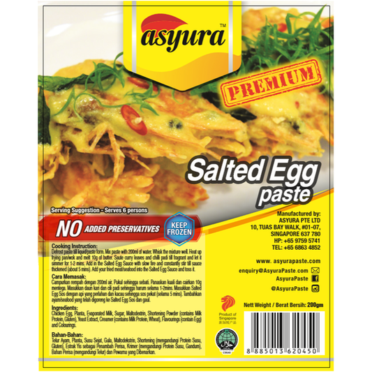 Asyura - Premium Salted Egg Paste / 200g
